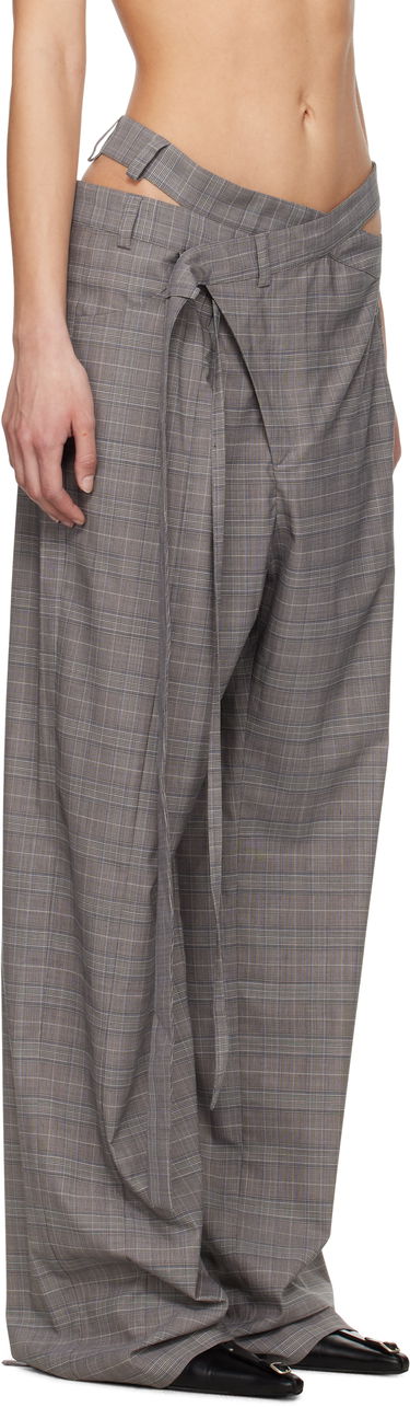 Панталони Ottolinger Ottolinger Signature Wrap Suit Trousers Сиво | 123-201523-02, 1