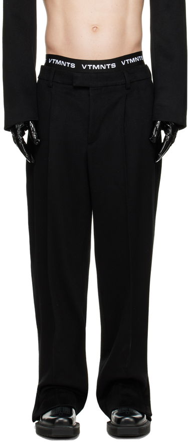 Панталони VETEMENTS Pleated Trousers Черно | VL16PA320B, 0