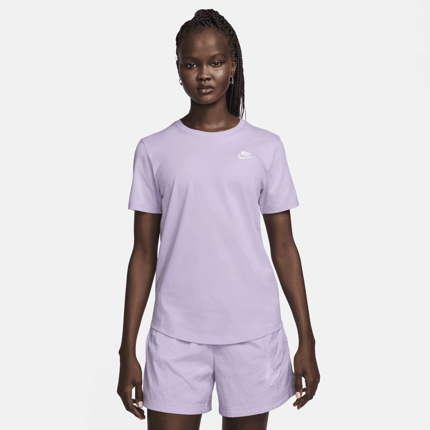 Тениска Nike Sportswear Club Essentials Лилаво | DX7902-511, 0