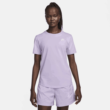 Тениска Nike Sportswear Club Essentials Лилаво | DX7902-511, 0