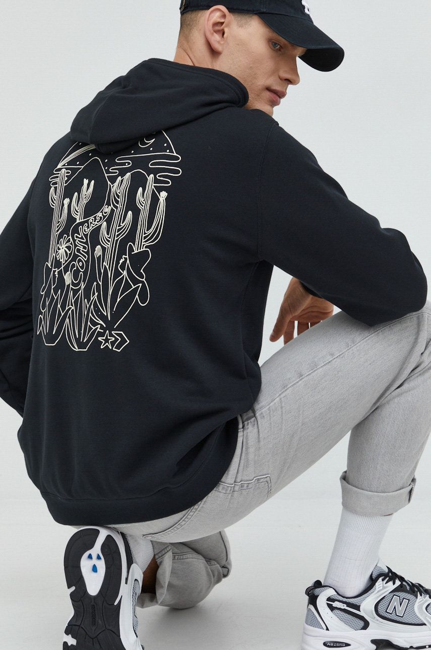 Суитчър Converse Desert Graphic Pullover Hoodie Черно | 10023996-A01, 0