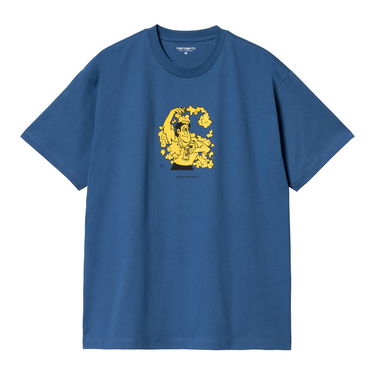 Тениска Carhartt WIP Deo T-Shirt Синьо | I032395_1N7_XX, 4