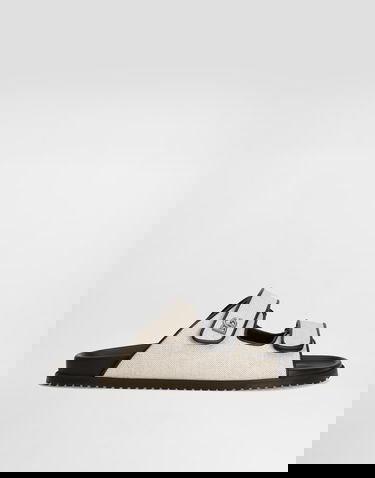 Кецове и обувки Dolce & Gabbana Dolce & Gabbana Salt&pepper Fabric Slides Бежово | A80511AD5048S469, 0