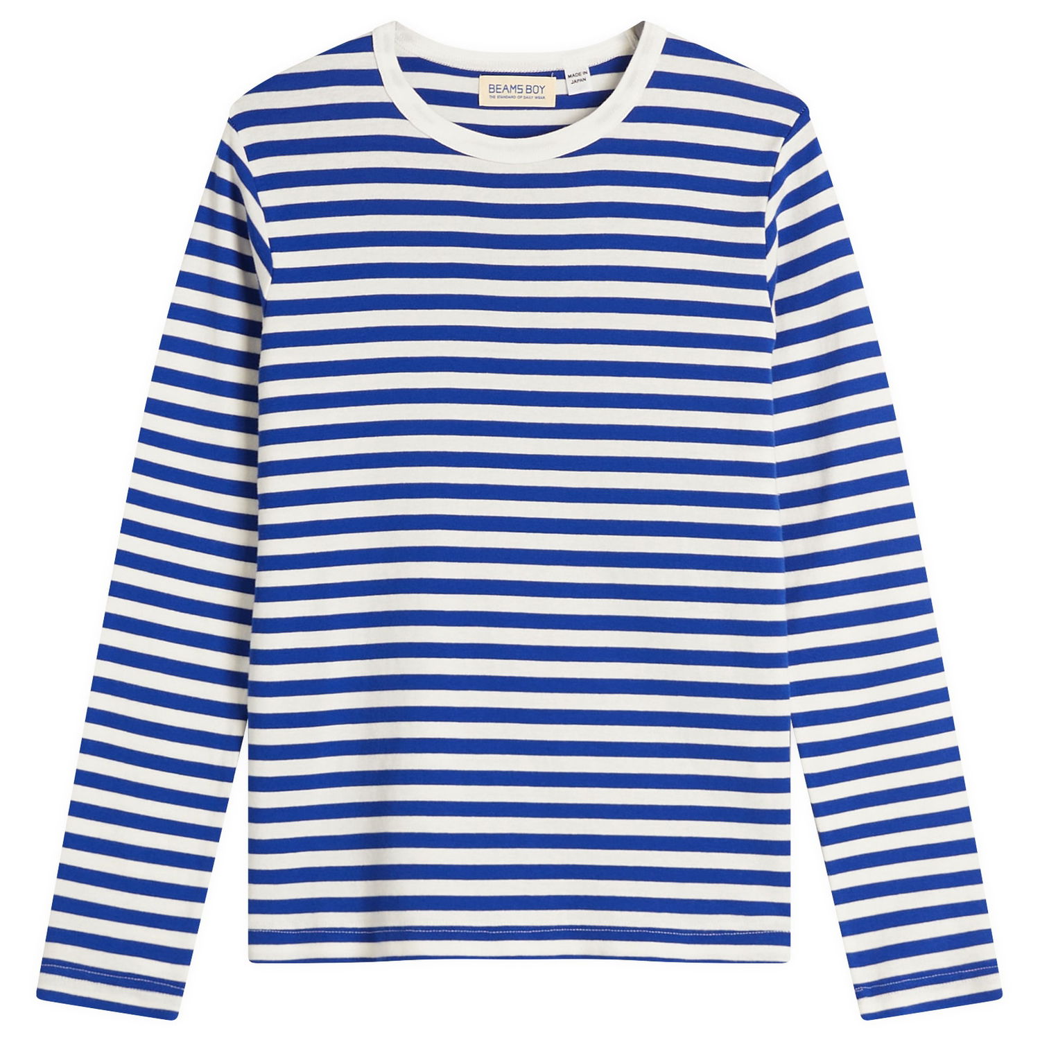 Тениска BEAMS Beams Boy Long Sleeve Striped T-Shirt Синьо | 13140060654-75, 0