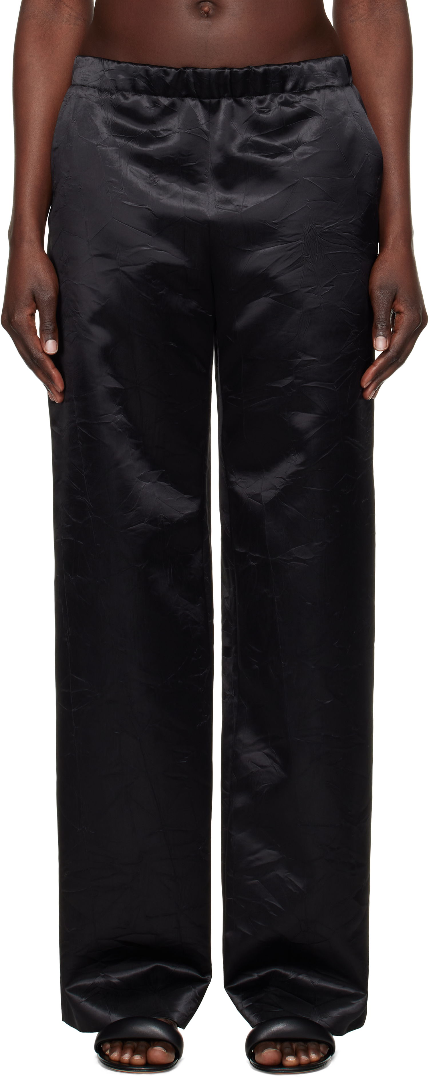 Панталони Givenchy Givenchy Fluid Trousers Черно | BW515K15V4001, 0