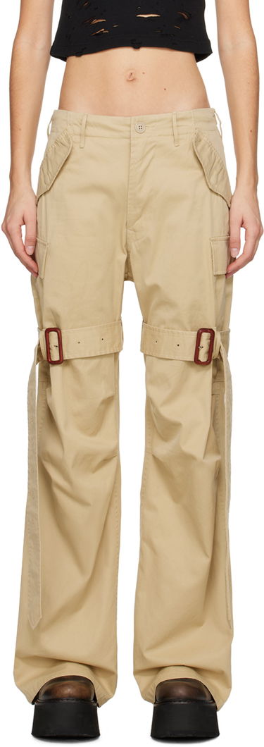 Карго панталони R13 R13 Trench Cargo Pants Бежово | R13WR243-R318B, 0