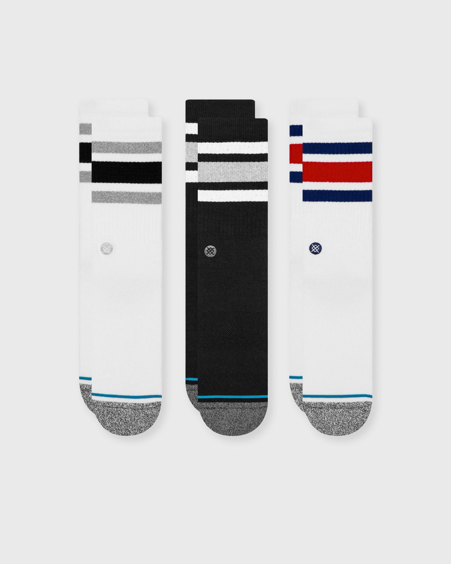 Чорапи Stance THE BOYD SOCKS 3-PACK Бяло | 190107468275, 0