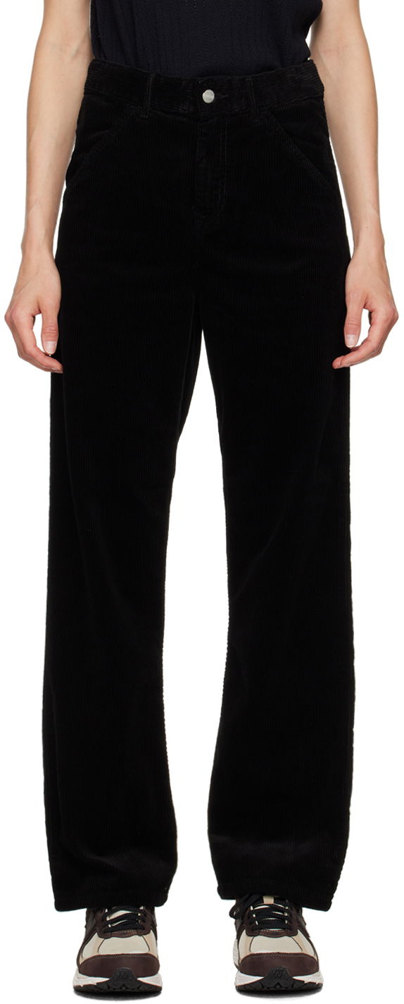 Панталони Carhartt WIP Corduroy Straight Leg Pants Черно | I033889 8902