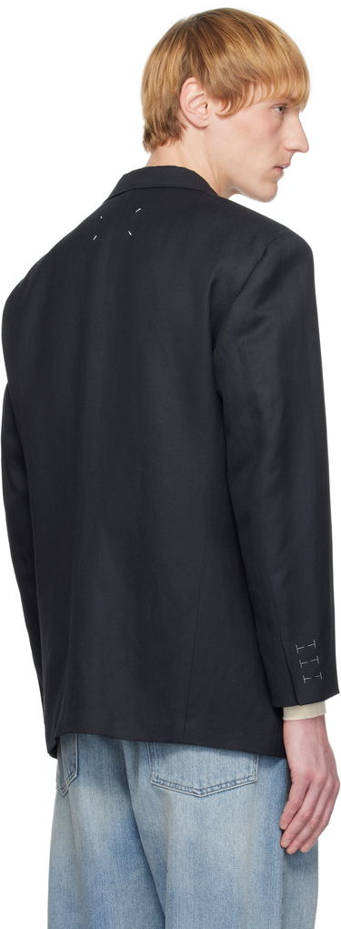 Яке Maison Margiela Maison Margiela Work-In-Progress Blazer Тъмно синьо | S50BN0537 M35287, 2