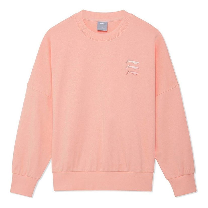 Суитчър Li-Ning Triple Logo Sweatshirt Розово | AWDRF42-5