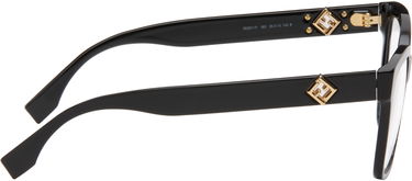 Слънчеви очила FENDI FF Diamonds Rectangular Frame Glasses Черно | FE50117I@55001 192337204067, 1