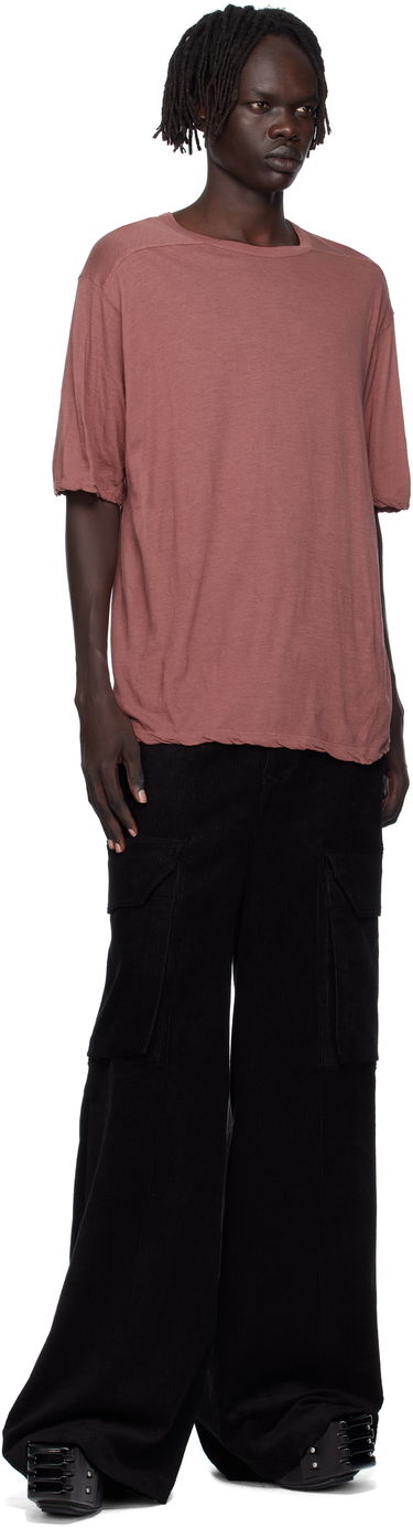 Тениска Rick Owens Rick Owens Concordians Brad T-Shirt Розово | RU02E1232 UC, 3