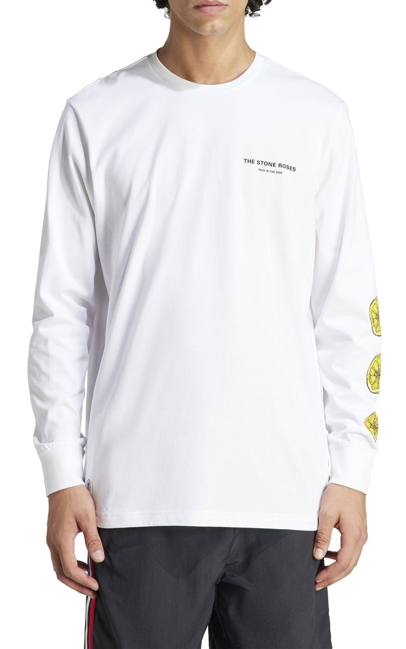 Тениска adidas Originals adidas MUFC SR LS TEE Бяло | ip9192