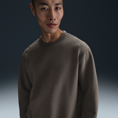 Пуловер Nike Dri-FIT 24.7 Impossibly Soft Crewneck Sweatshirt Кафяво | HQ6964-289, 4