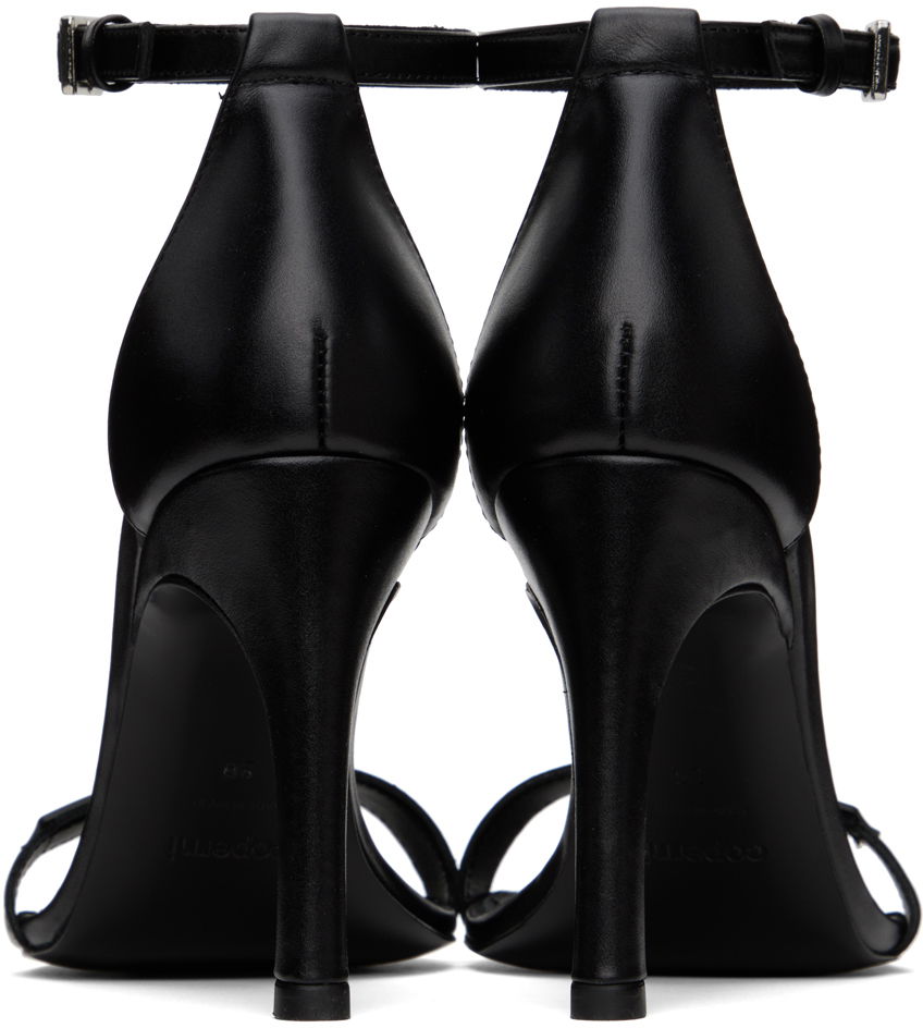 Кецове и обувки Coperni Logo Skinny Strap Heeled Sandals Черно | COPSH44477, 1