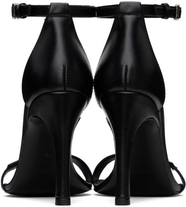 Кецове и обувки Coperni Logo Skinny Strap Heeled Sandals Черно | COPSH44477, 1