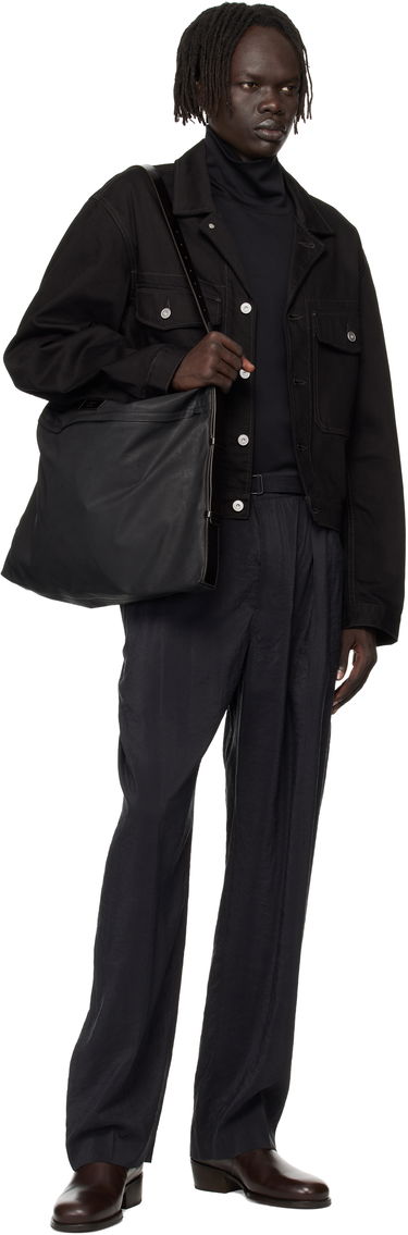 Чанта през рамо LEMAIRE Lemaire Trench Pocket Medium Bag Черно | BG0168 LF1495, 3