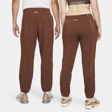 Спортни панталони Nike Nike Air Mid-Rise Fleece Joggers Кафяво | DQ6563-259, 2