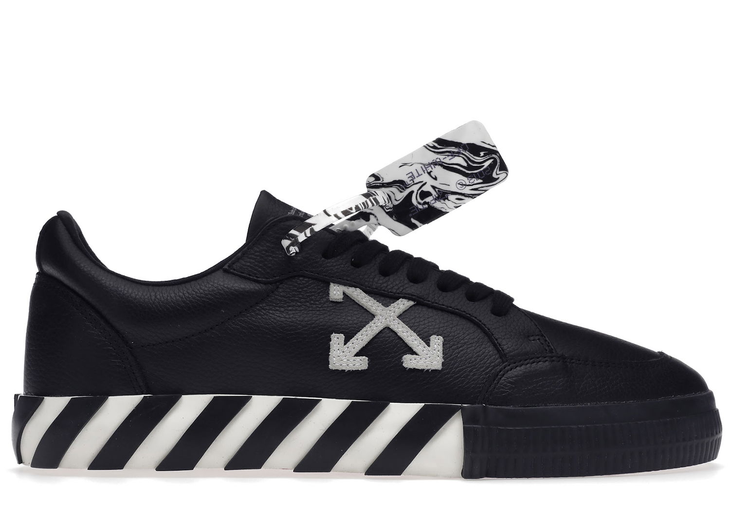 Кецове и обувки Off-White Low Vulc "Black White" Черно | OMIA085E20LEA0011001, 0