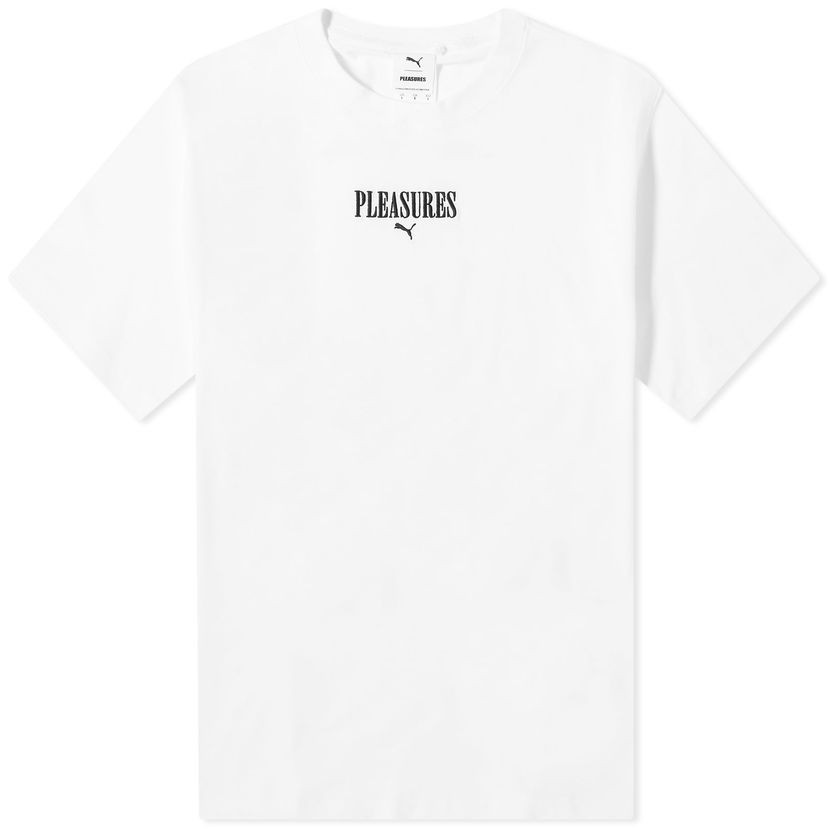 Тениска Puma Men's x PLEASURES Graphic T-Shirt Men's White Бяло | 624096-02