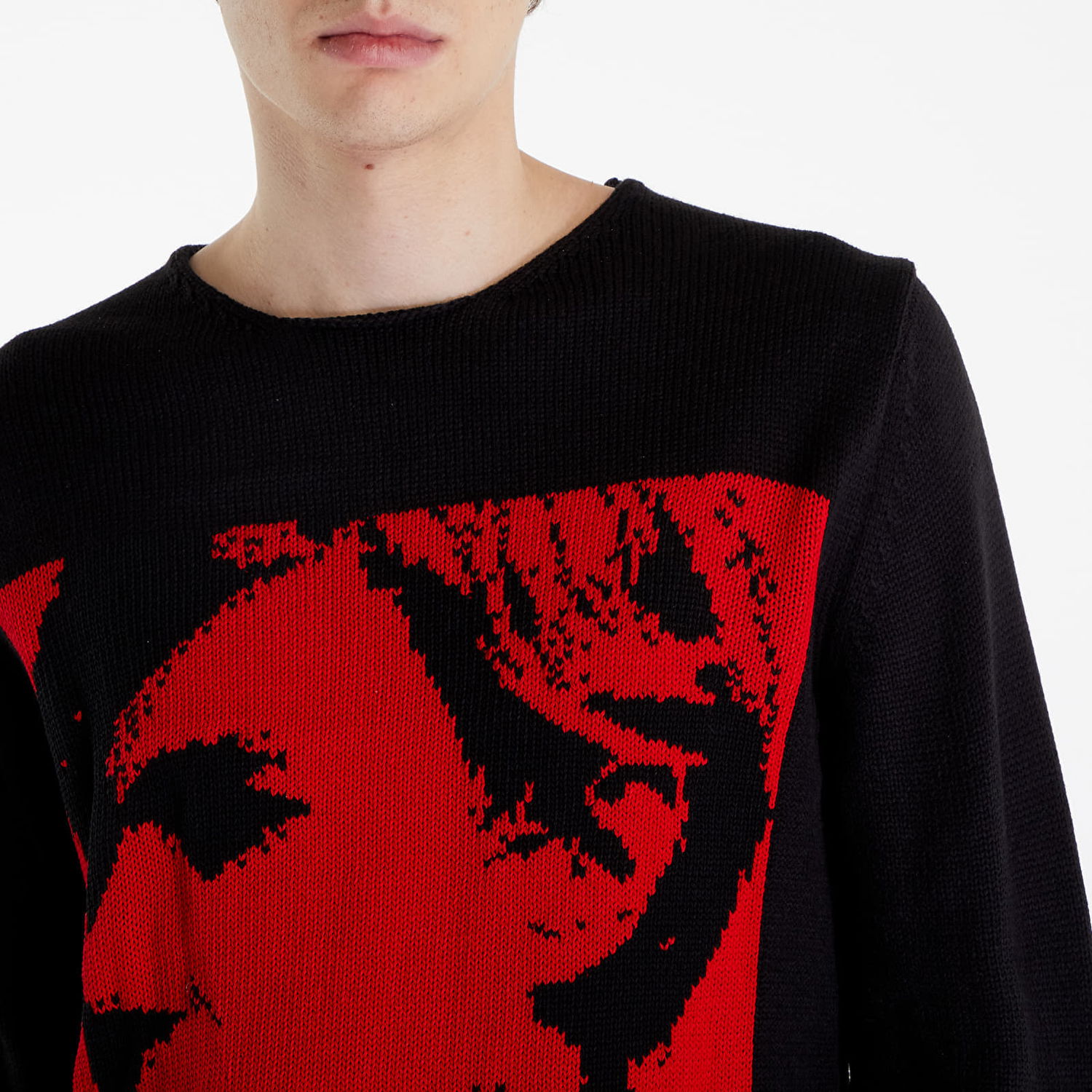 Пуловер Comme des Garçons SHIRT Sweater Черно | FM-N003 red, 1