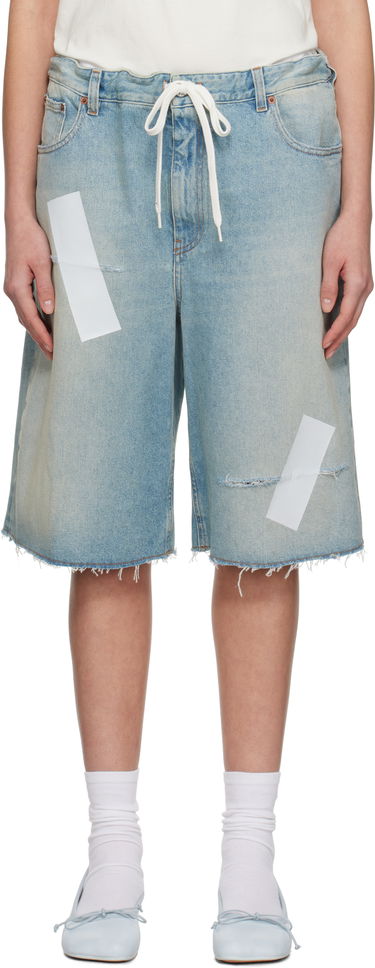 Къси панталони Maison Margiela MM6 Maison Margiela Taped Denim Shorts Синьо | S52MU0126 M30019, 0