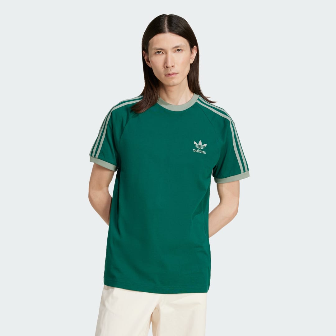 Тениска adidas Performance 3-Stripes Green T-Shirt Зелено | JN7017, 0