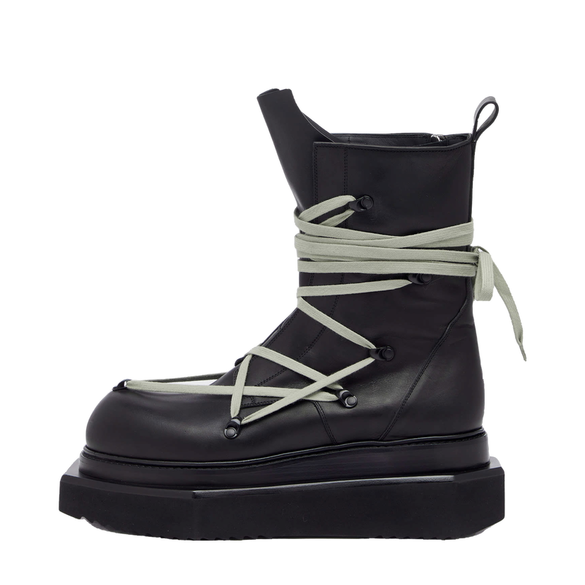 Кецове и обувки Rick Owens Pentalaced Turbo Cyclops Boot Черно | RU02D6872-98