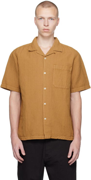 Риза Universal Works Universal Works Camp Shirt Кафяво | P28063, 0