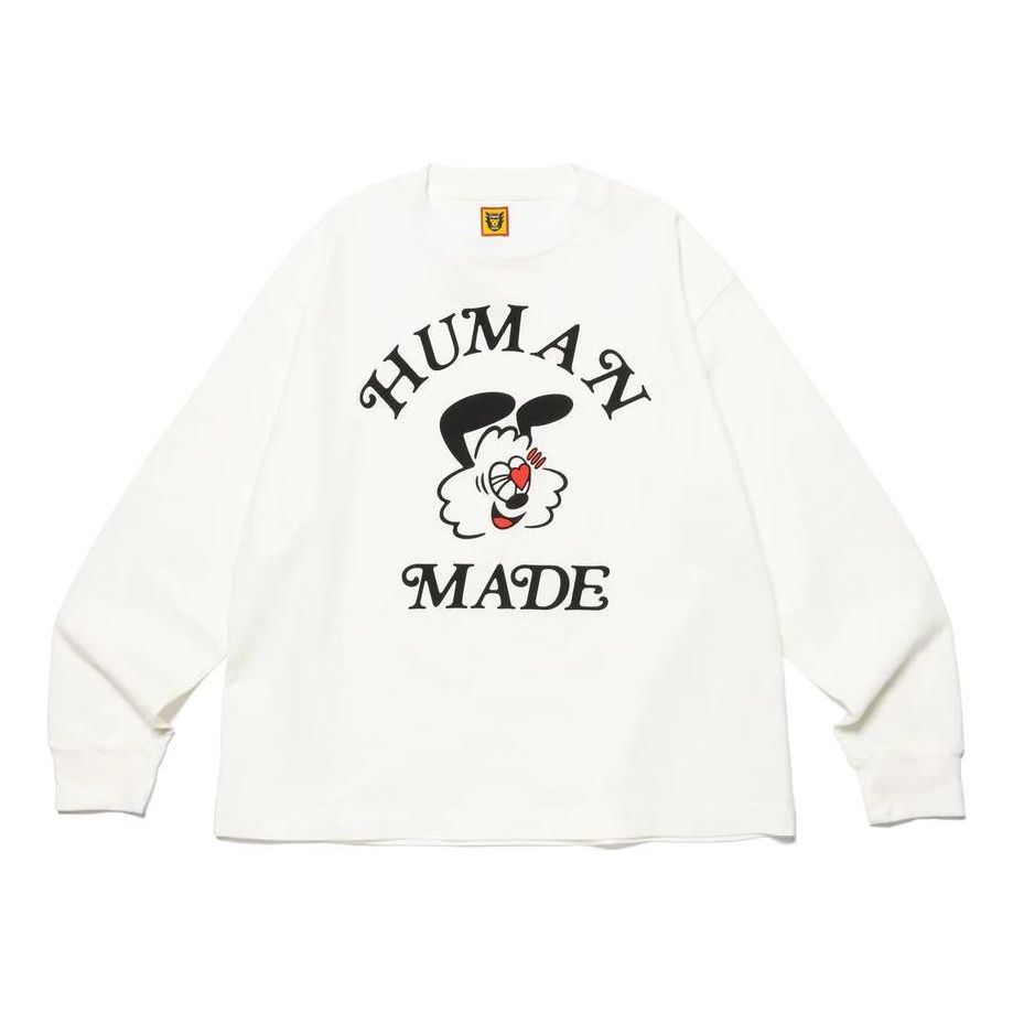 Суитчър Human Made Girls Don't Cry Long Sleeve Graphic T-Shirt Бяло | XX25CS002, 0