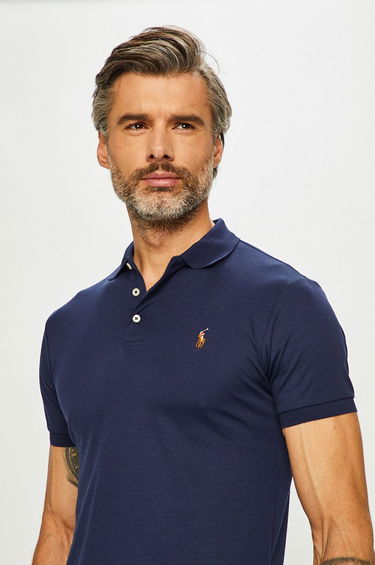 Поло тениска Polo by Ralph Lauren Polo T-Shirt Тъмно синьо | 710685514003, 3
