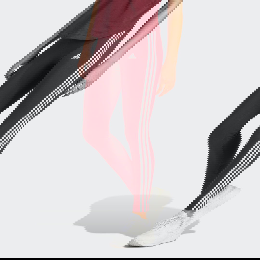 Клинове adidas Originals LOUNGEWEAR Essentials 3-Stripes Leggings Бургунди | IM2850, 0