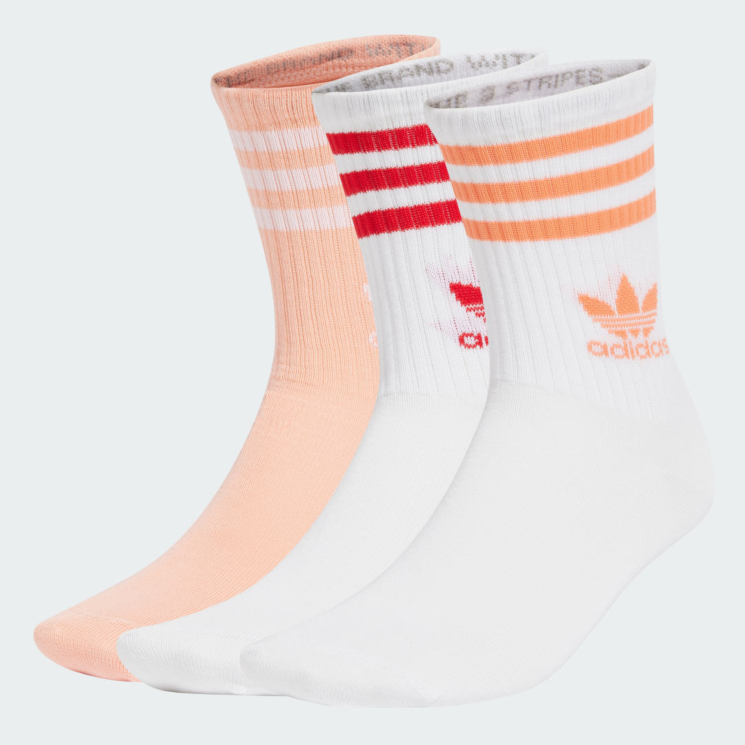 Чорапи adidas Performance 3 Pairs Mid Cut Crew Socks Многоцветен | JI9472, 1