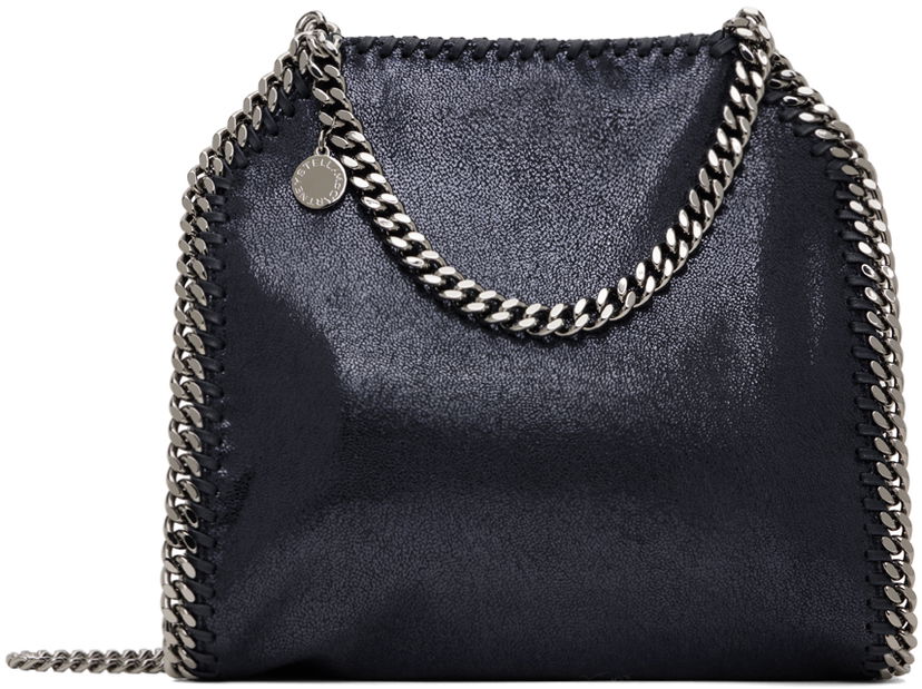 Чанта през рамо Stella McCartney Stella McCartney Mini Tote Bag with Chain Черно | 371223W9056