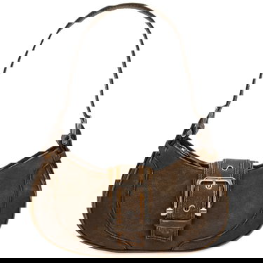 Чанта през рамо OSOI Vintage Brown Brocle Shoulder Bag Кафяво | 23SB050-02-13, 1