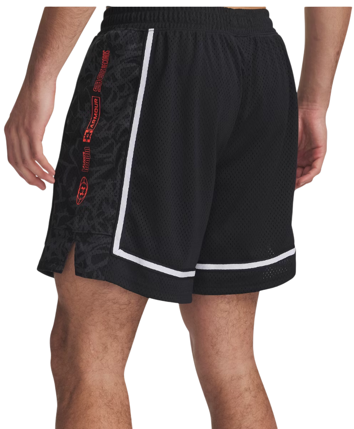 Къси панталони Under Armour Zone Pro 7" Mesh Print Shorts Черно | 6000366-001, 1