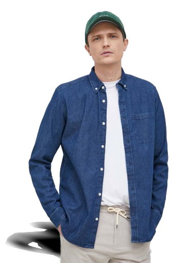 Риза GAP Denim Shirt Тъмно синьо | 736872.00MEDIUMIN.