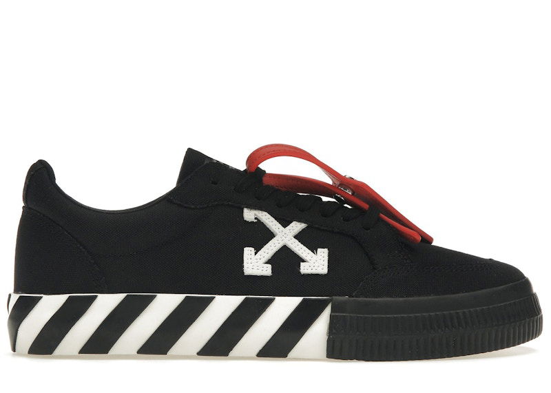 Кецове и обувки Off-White Vulcanized Low Canvas Black White Черно | OMIA085C99FAB0061001, 0