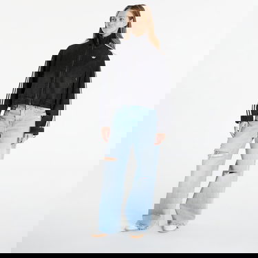 Яке adidas Originals Three-Stripes Cropped Denim Full-Zip Jacket Черно | KS1394, 4