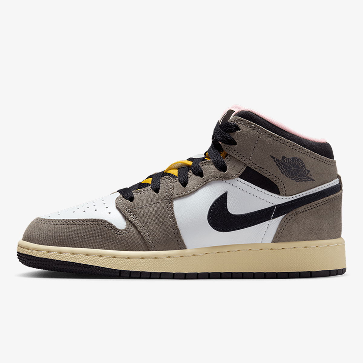 Кецове и обувки Jordan Nike AIR JORDAN 1 MID SE BG Сиво | HQ2014-100, 0