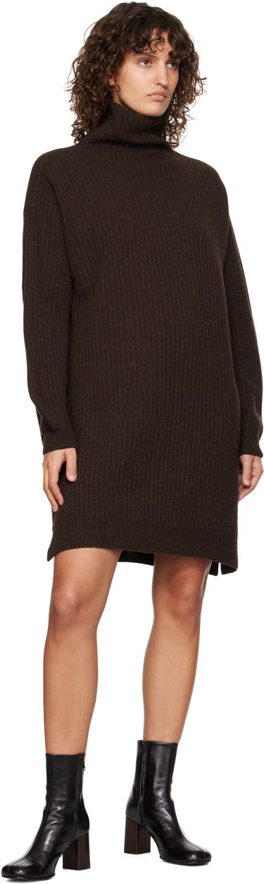 Pокля LEMAIRE Midi Turtleneck Dress Кафяво | DR1089 LK1027, 3