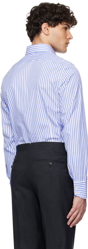 Риза Tom Ford TOM FORD Ladder Stripe Slim Fit Shirt Синьо | HSBC01-CGP75, 2