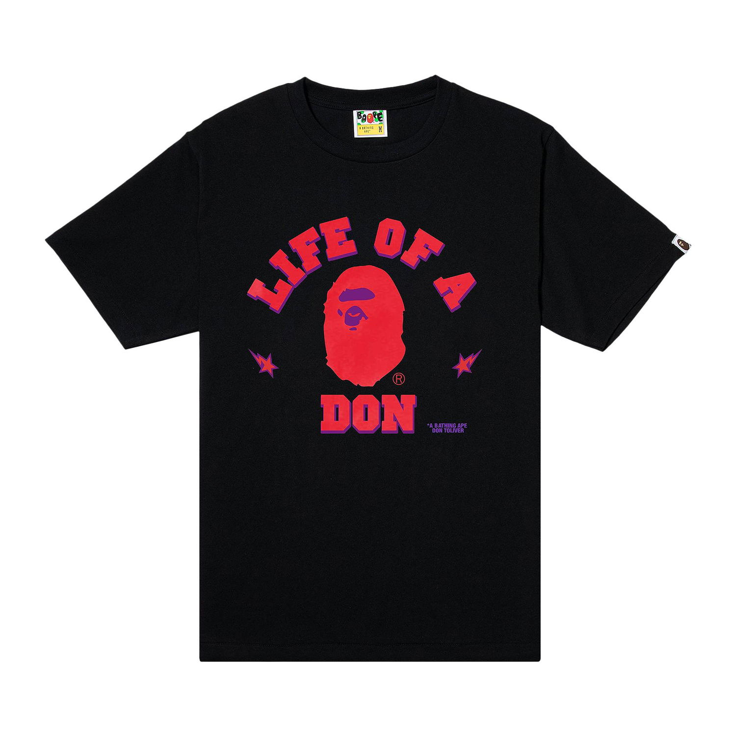 Тениска BAPE x Cactus Jack x Don Toliver Tee I Черно | 1H73 110 928 BLACK, 1