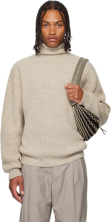 Пуловер LEMAIRE LEMAIRE High Neck Sweater Бежово | TO1427 LK1029, 0