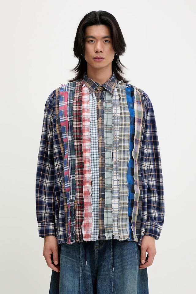 Needles Rebuild Relaxed Fit Classic Collar Shirt