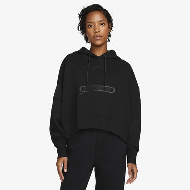 Суитчър Nike Sportswear Tech Fleece Over-Oversized Crop Pullover Hoodie Черно | DR4973-010, 4