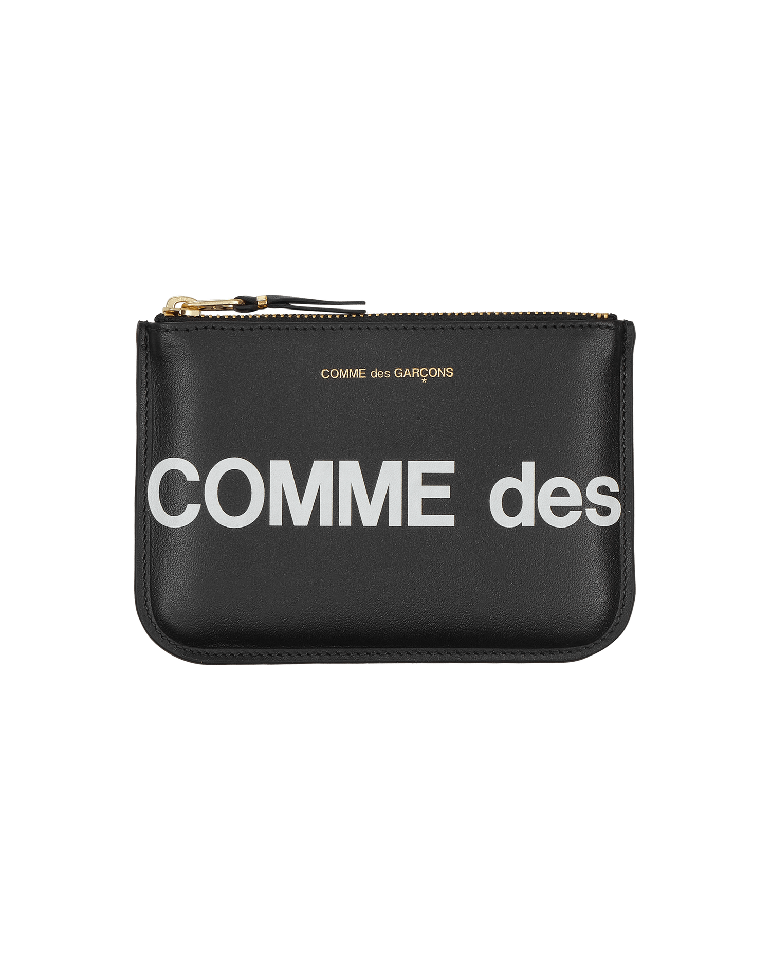 Портфейл Comme des Garçons Huge Logo Zip Pouch Черно | SA8100HL 1, 1
