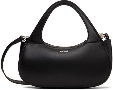 Дамска чанта Coperni Micro Baguette Swipe Shoulder Bag Черно | COPBA17405, 0