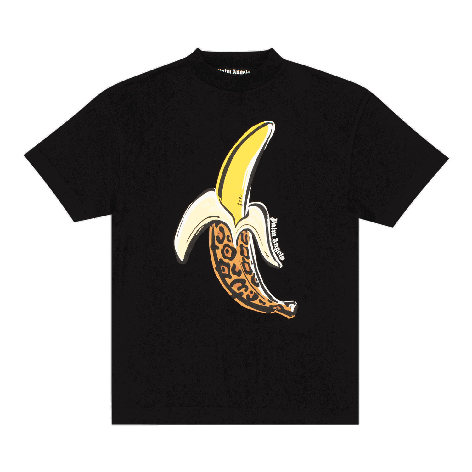 Тениска Palm Angels Banana Classic Tee Черно | PMAA001F22JER0061018, 0