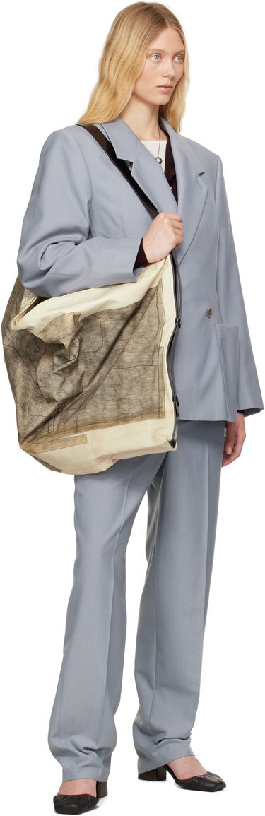 Голяма пазарска чанта LEMAIRE Lemaire Flag Bag Бежово | BG0143 LF1418, 3